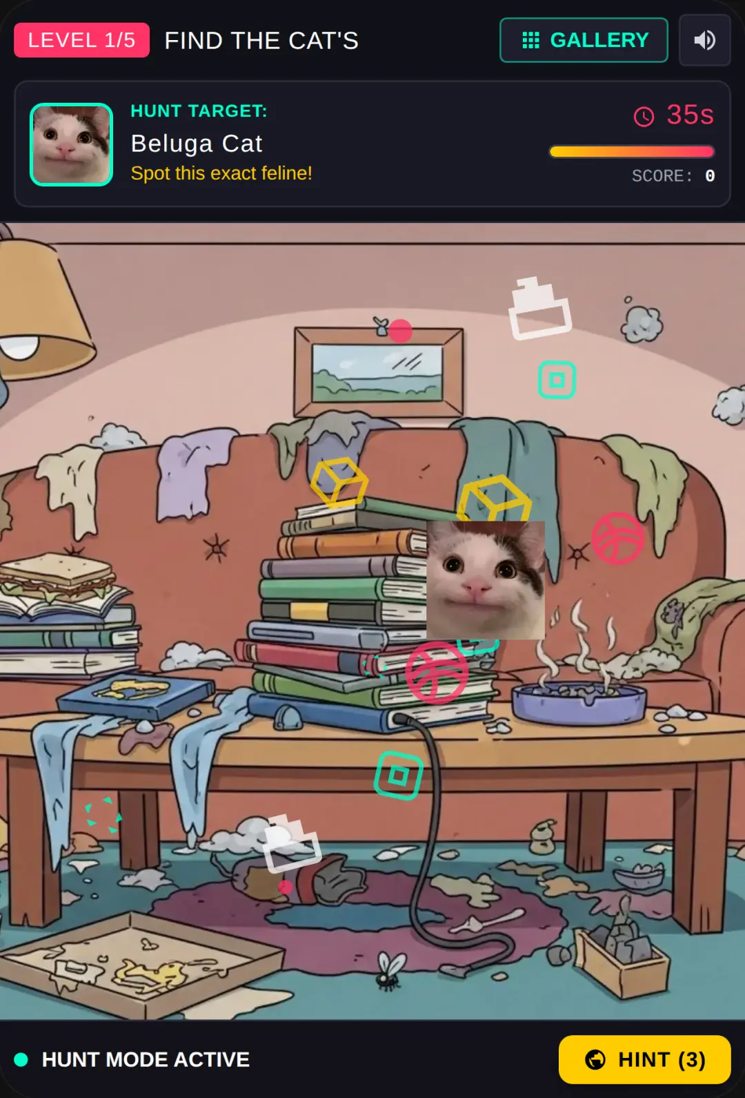 FIND THE CAT'S - FUN cover