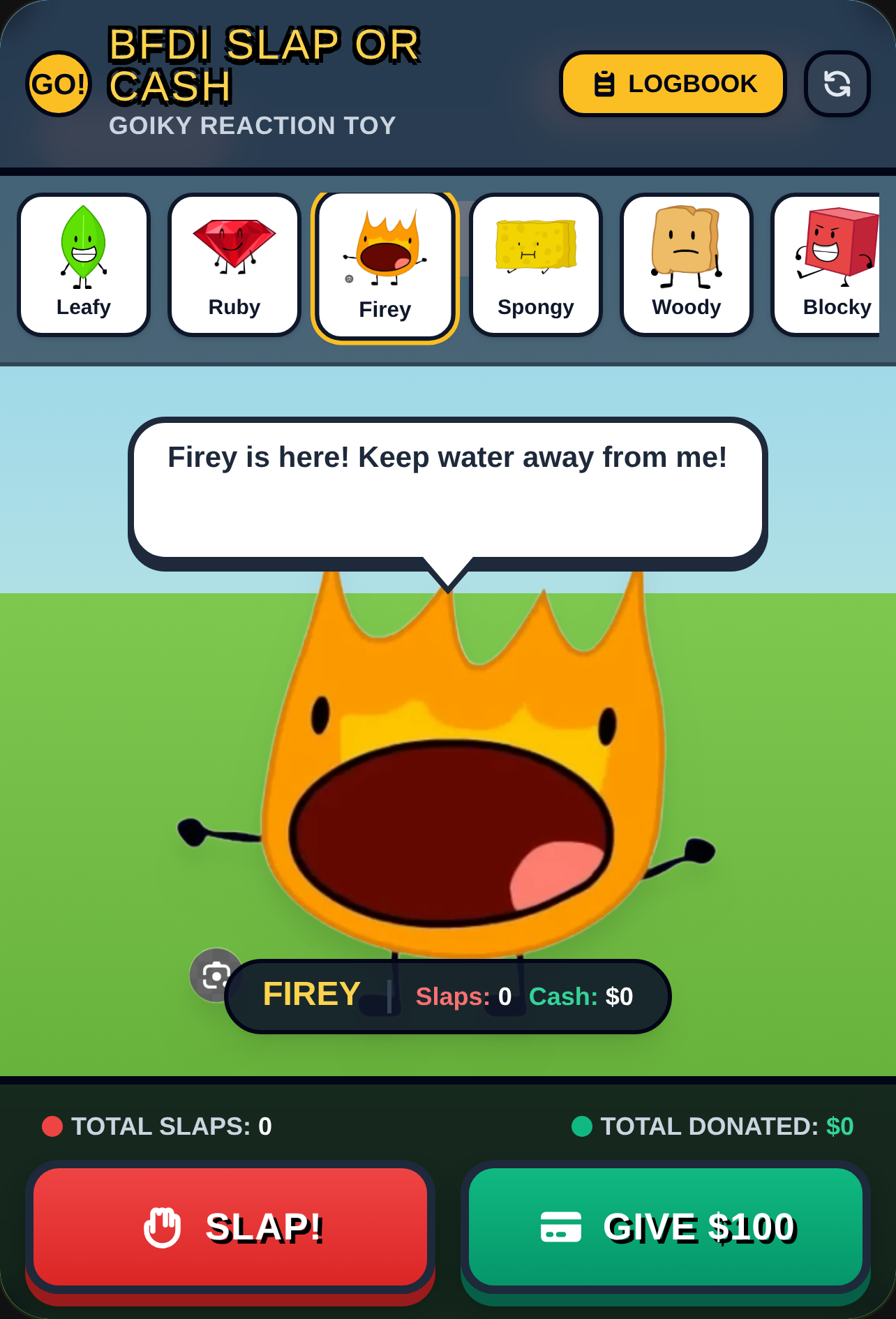 BFDI Slap or Money! cover
