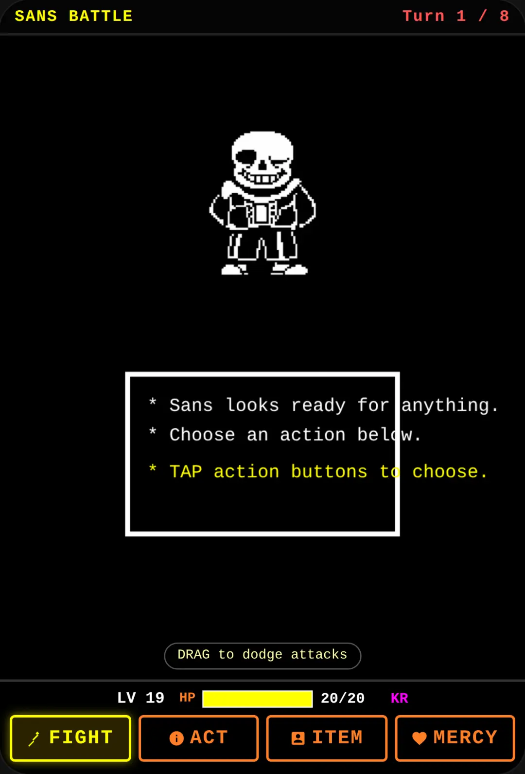 Undertale - Sans Battle cover