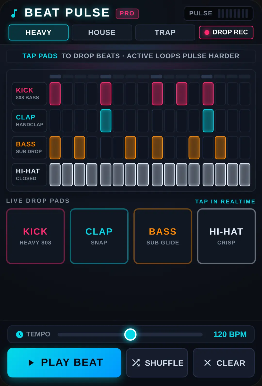 BEAT PULSE - Cyber Drum Sequencer cover