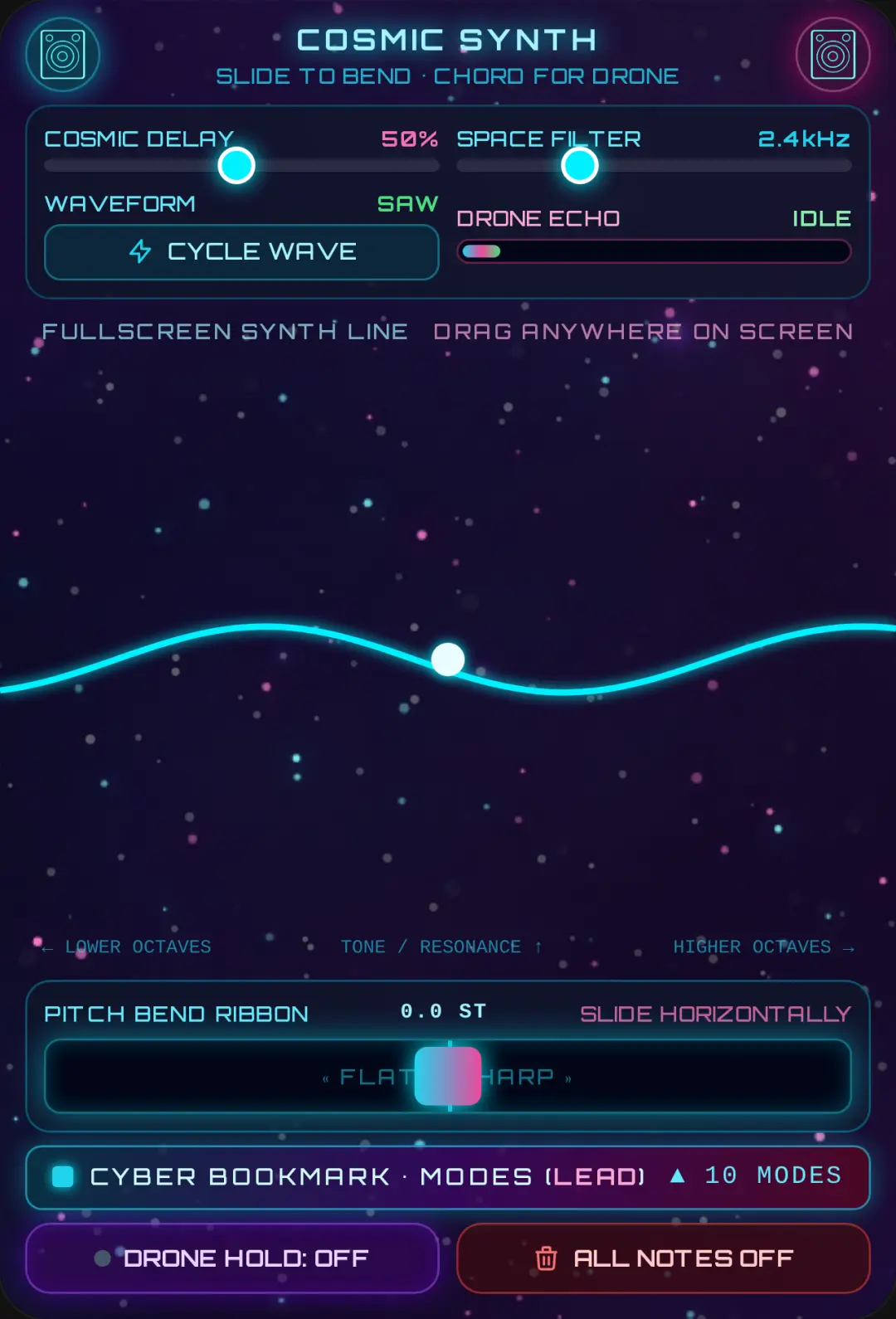 Cosmic Space Synth cover