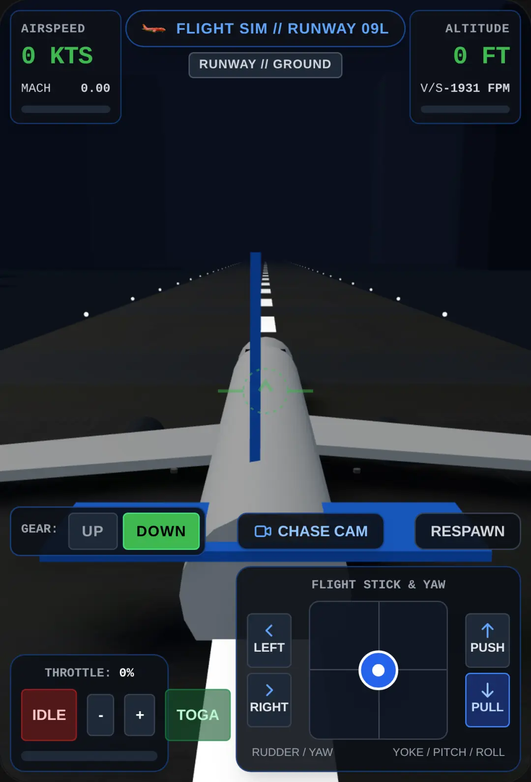 Flight Simulator - Plane Crash & Runway cover