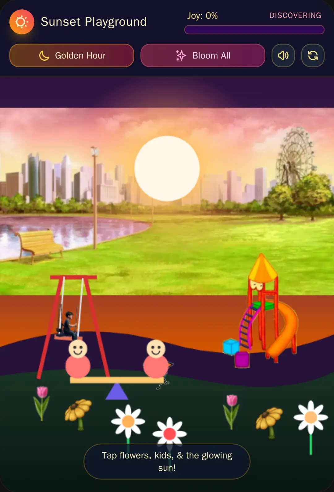 Sunset Playground click click cover