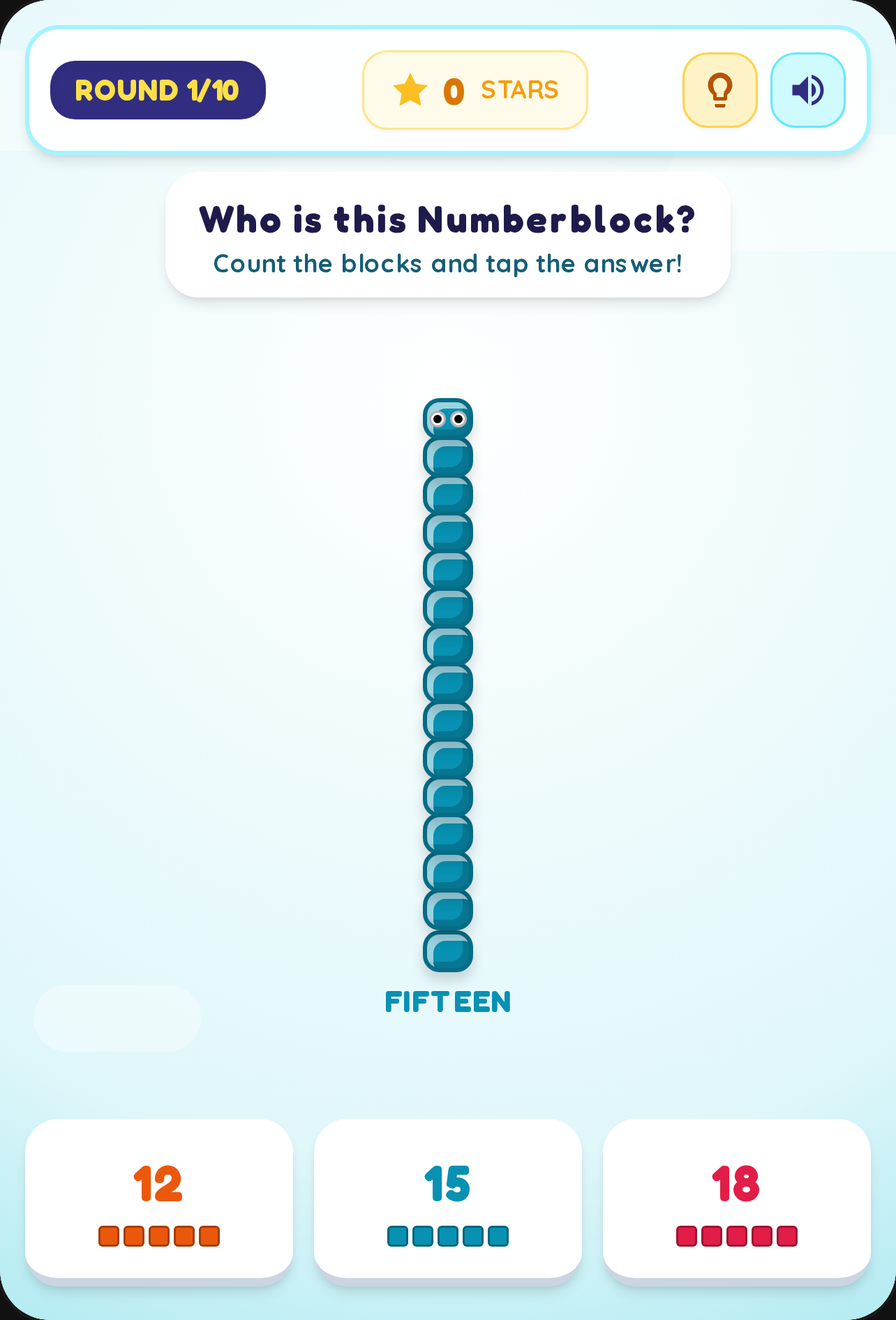 Numberblocks Quiz cover