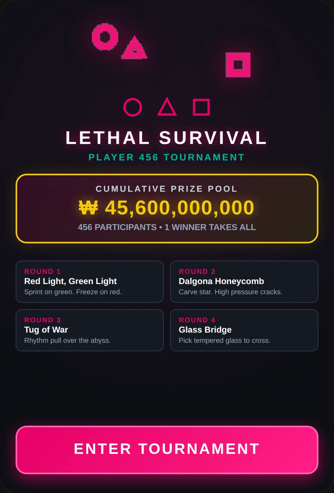 Squid Game: Lethal Survival cover