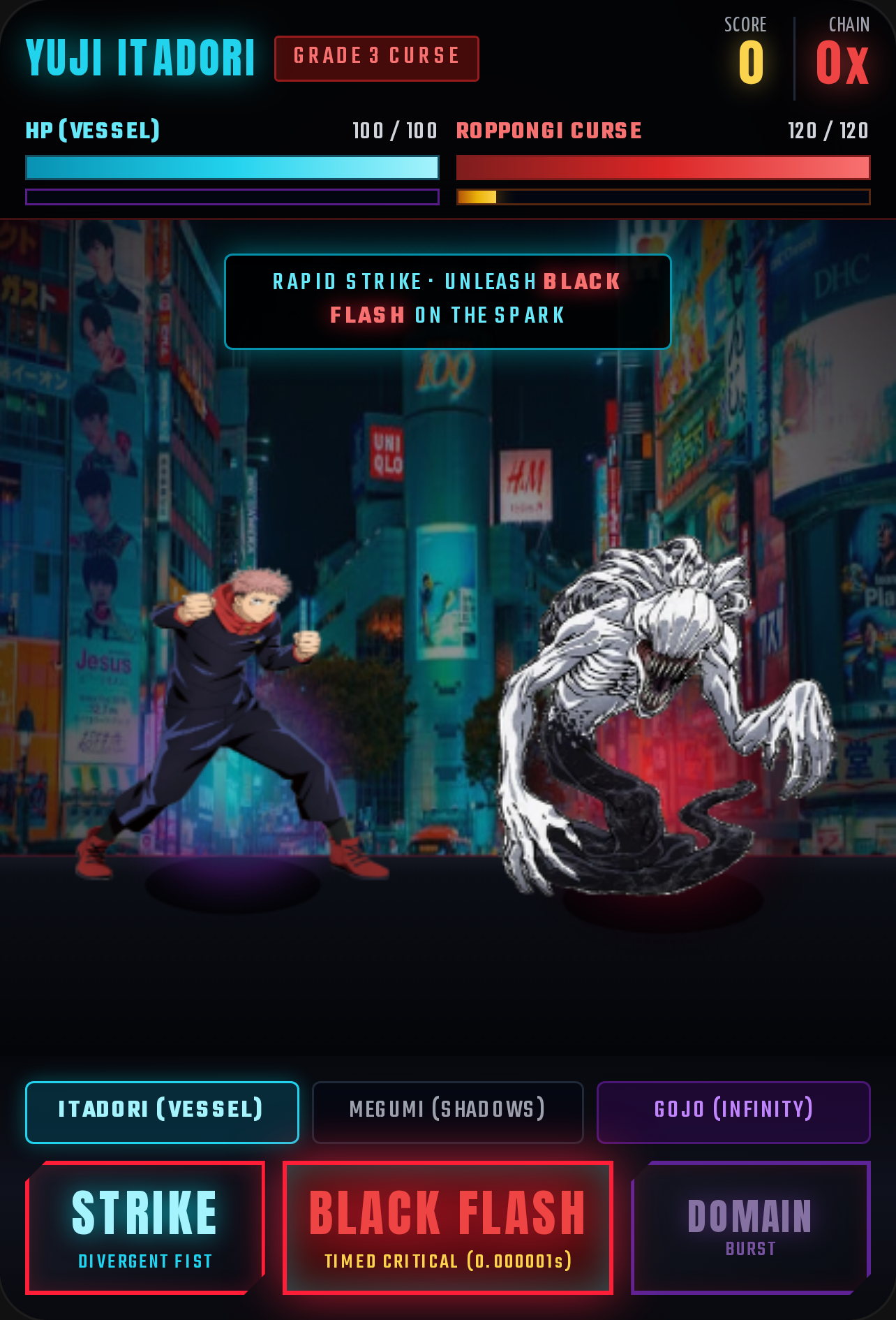 Jujutsu Combat: Black Flash cover