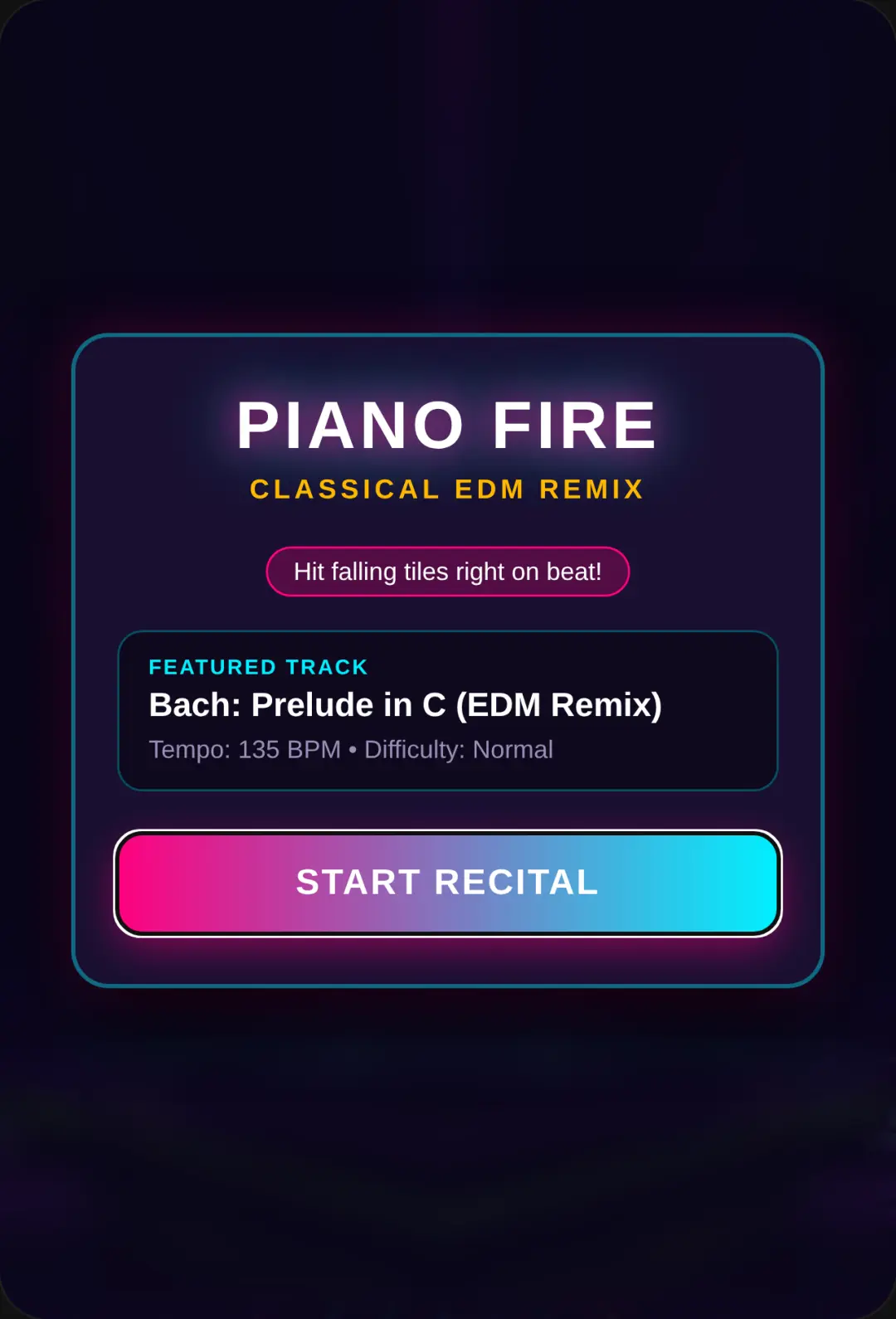 Piano Fire: Classical EDM Remix cover