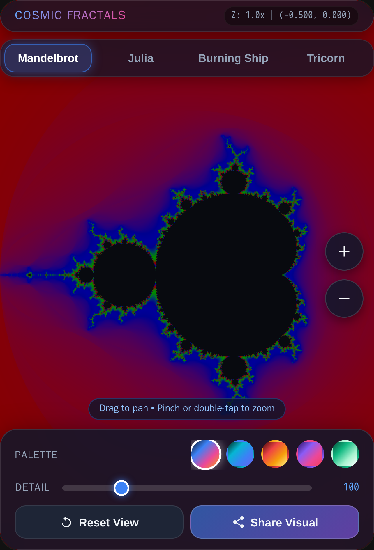 Cosmic Fractal Explorer cover