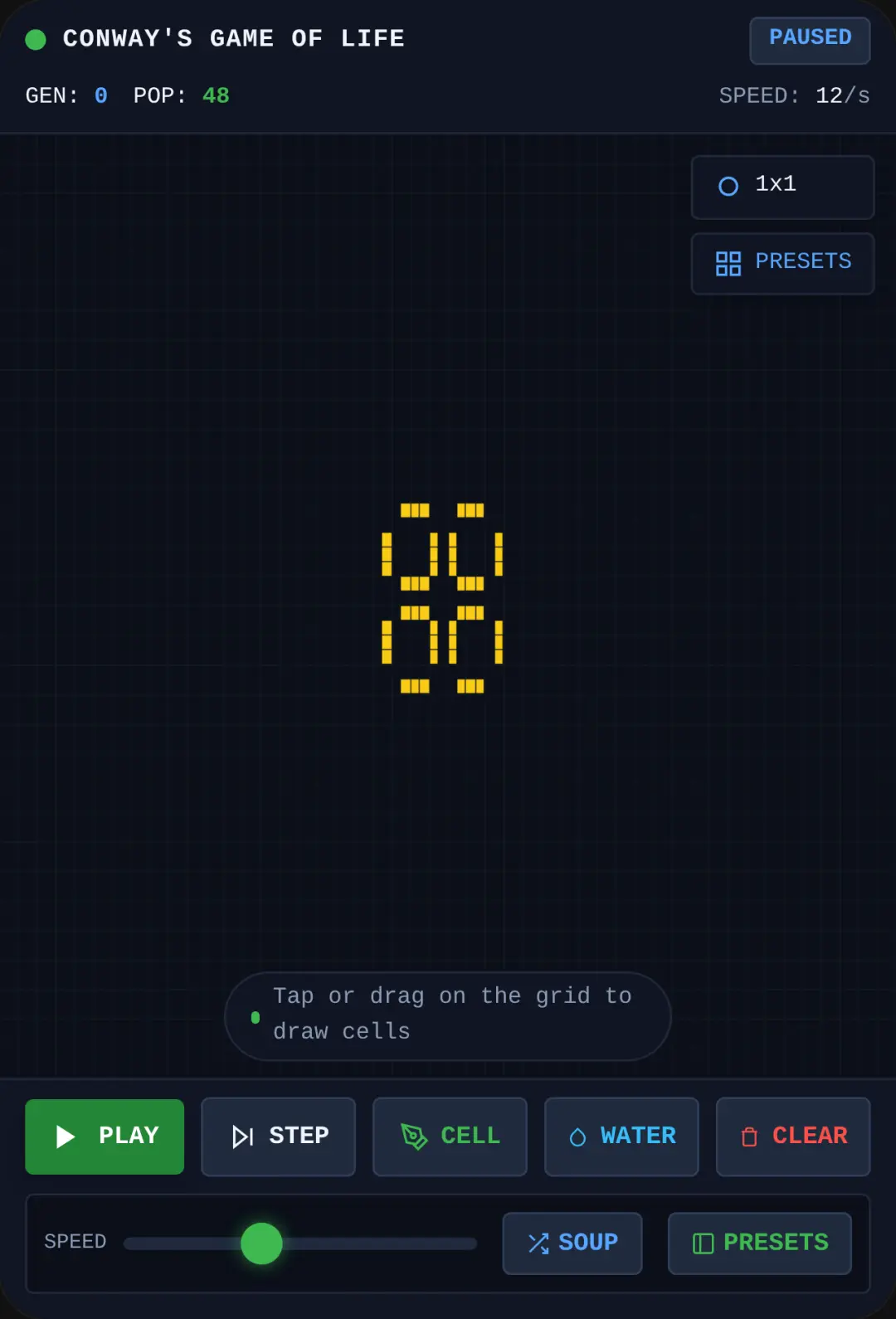 Conway's Game of Life cover