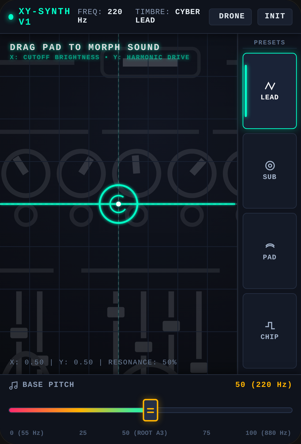 XY Morph Synthesizer cover