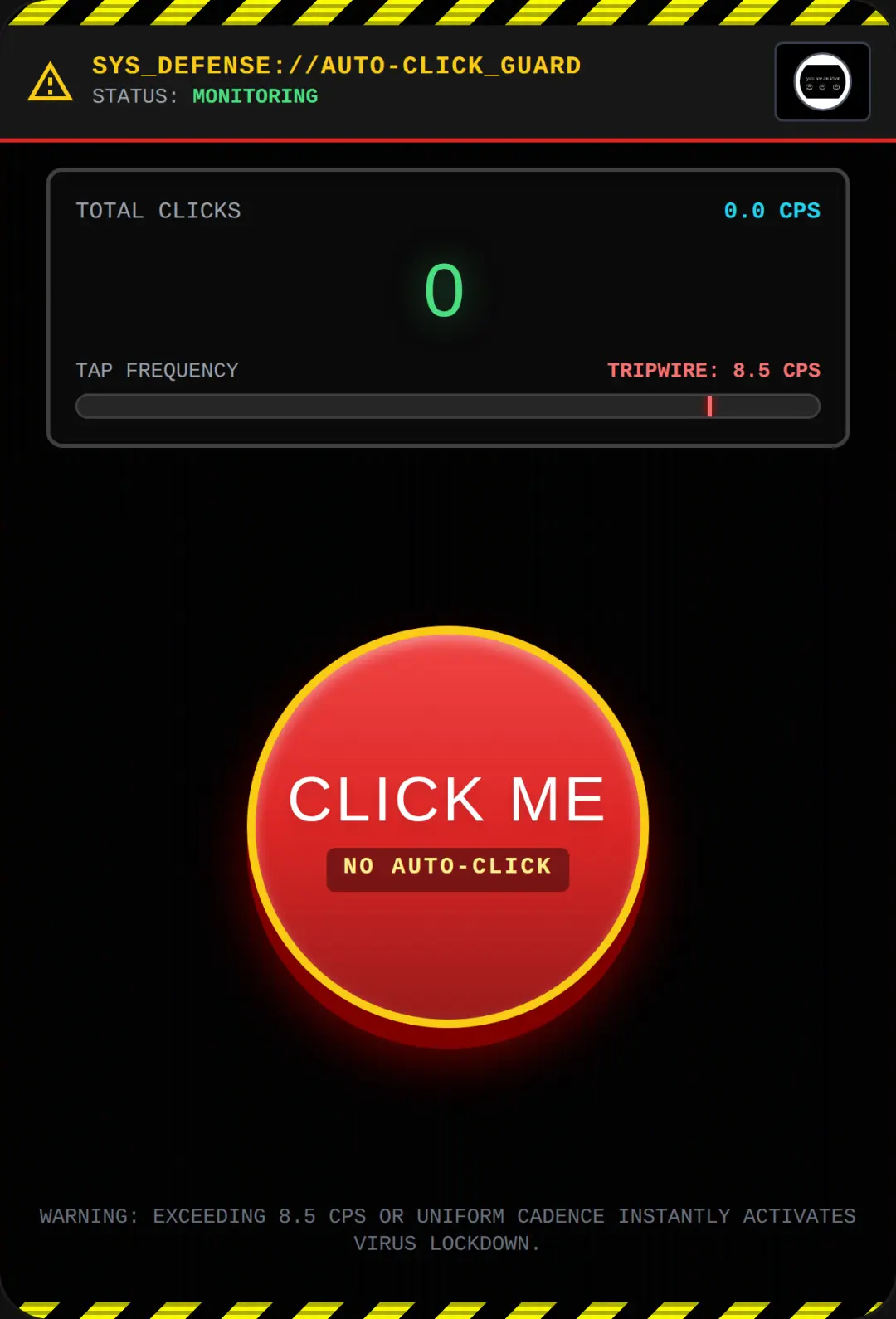 Dont press the button bro cover