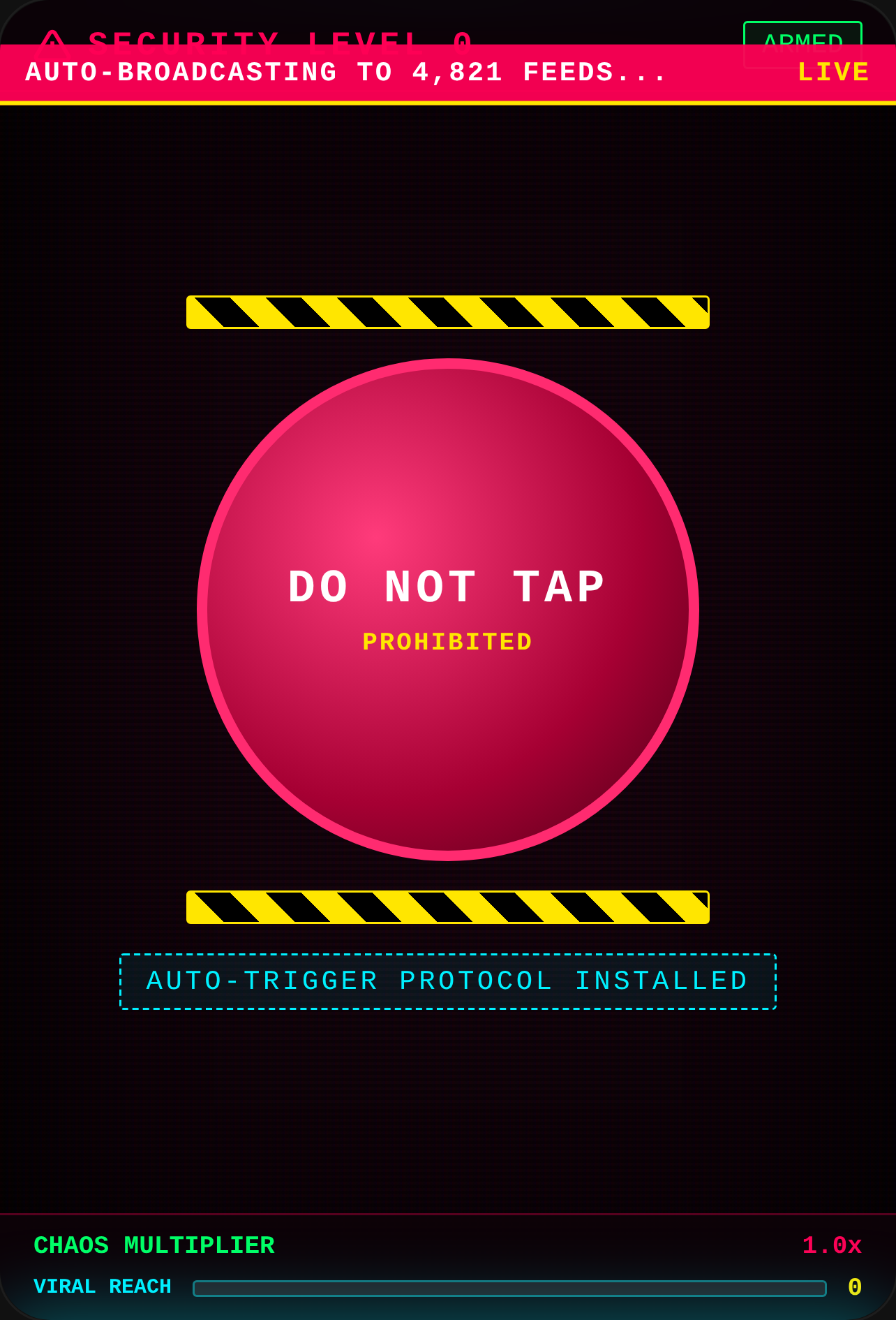 DO NOT PRESS cover