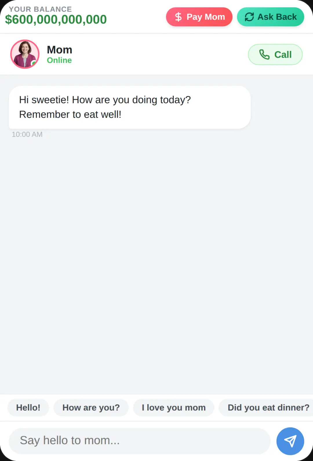 Chat with Mom cover