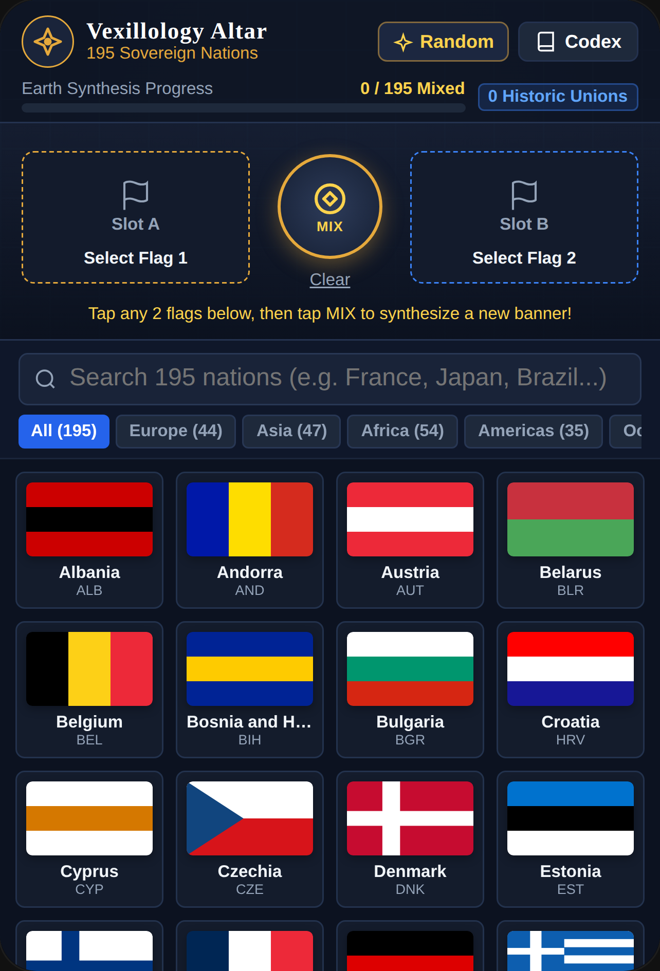Flag Fusion Laboratory: 195 Nations cover