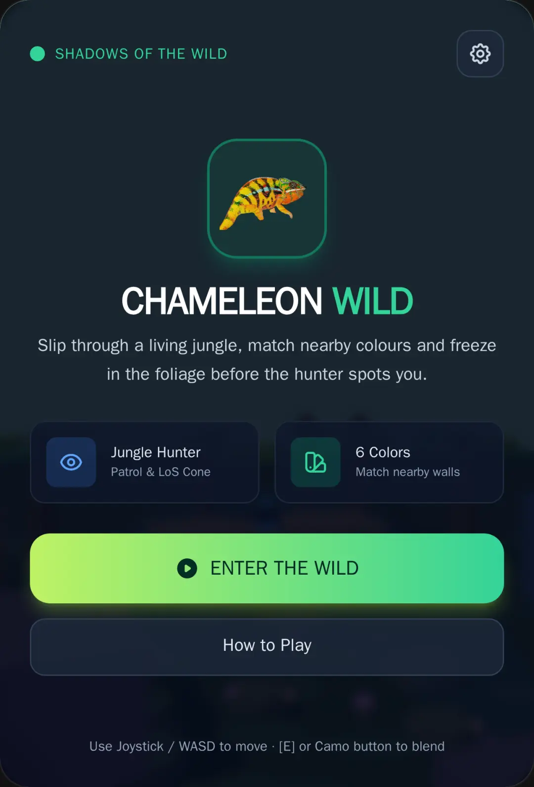 CHAMELEON: SHADOWS OF THE WILD cover