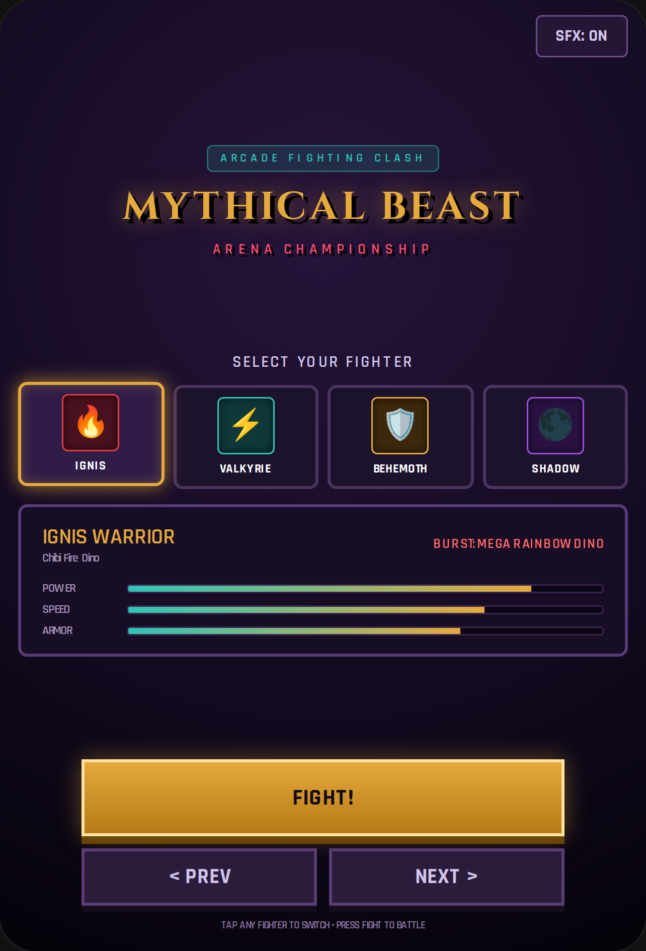 Mythical Beast Arena (not my best creation..) cover