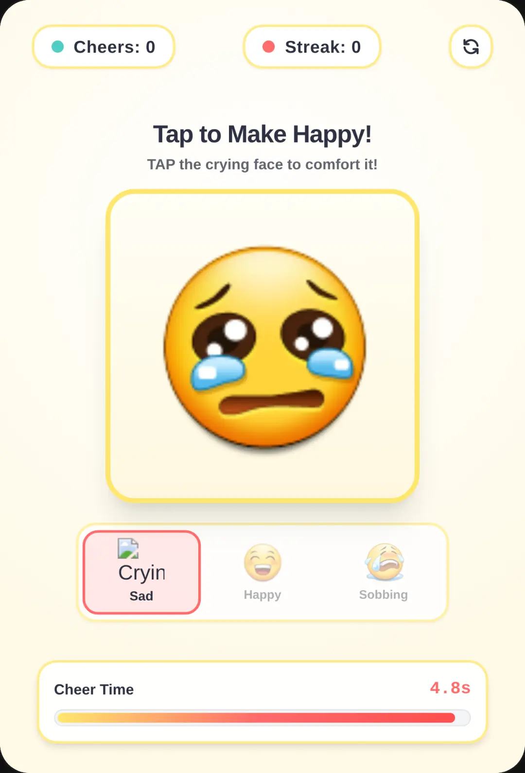Tap the Emoji to Make Happy! 😁 cover