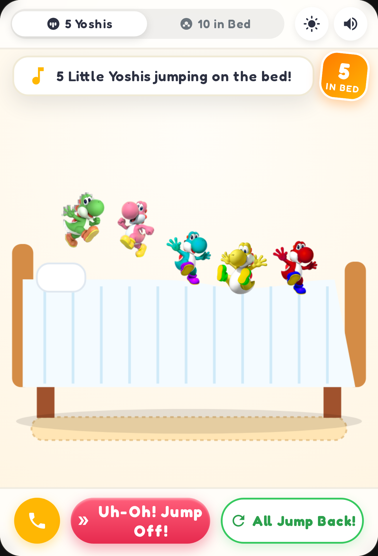 5 Little Yoshis & 10 in Bed Pocoyo cover