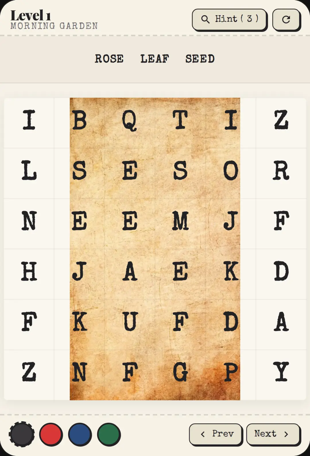 Graphite Word Search cover