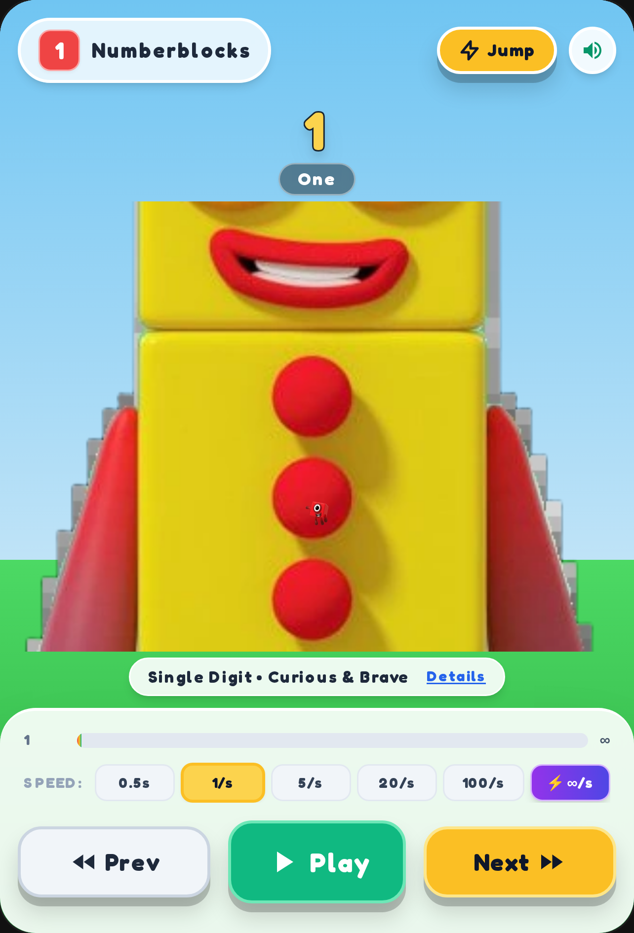 Numberblocks Infinity Counting Showcase cover