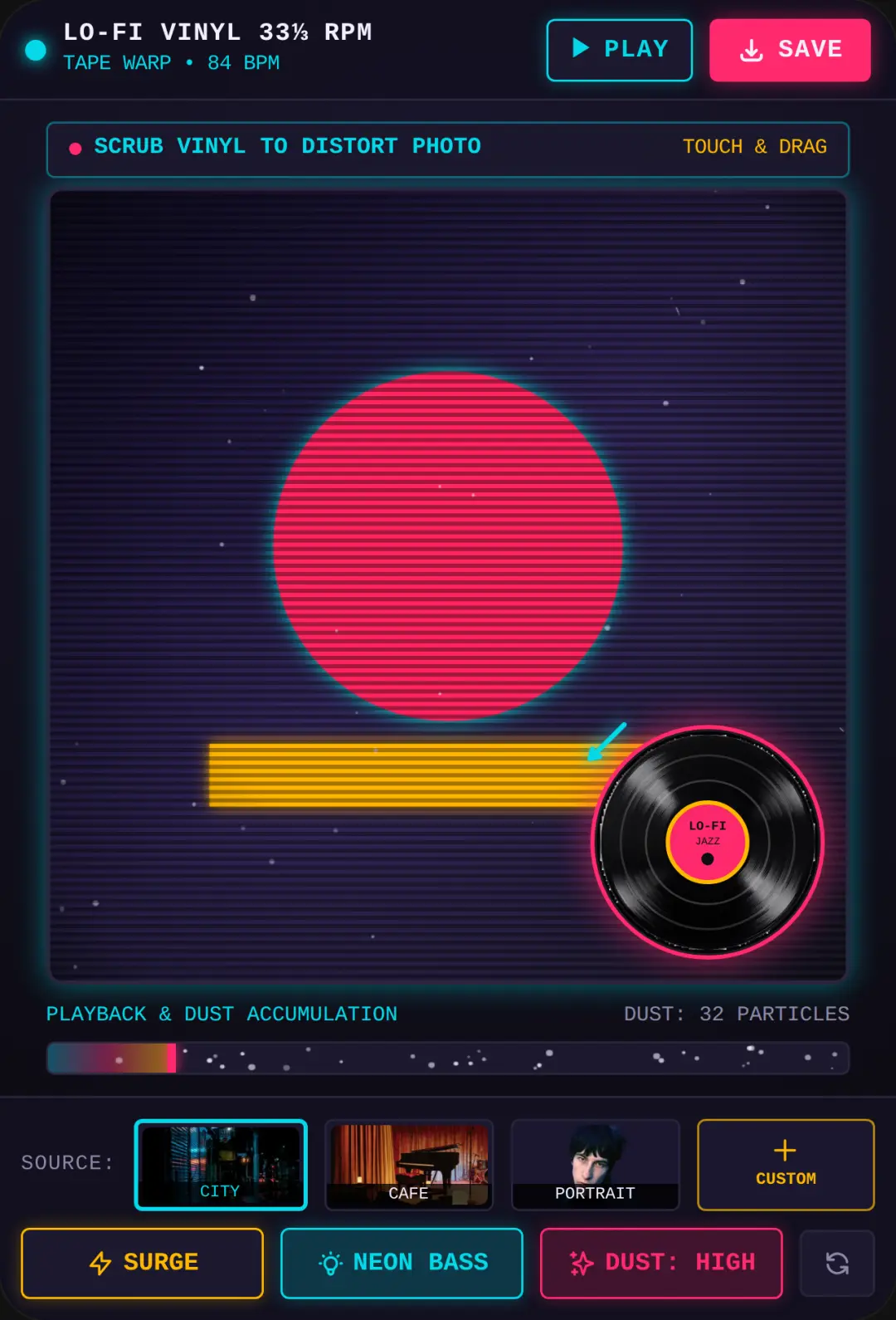 Lo-Fi Vinyl Filter Studio cover