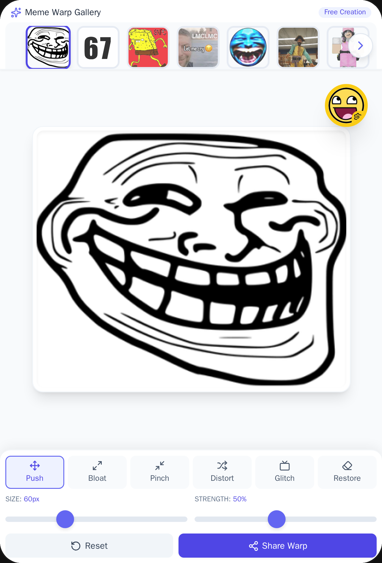 Meme Warp Playground cover