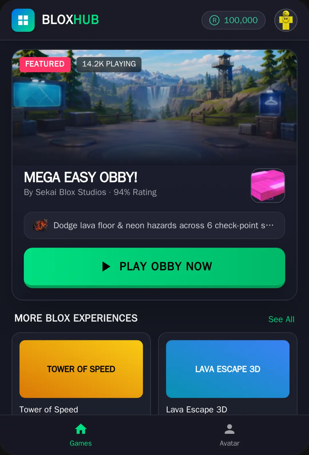 Blox World - Mega Obby cover