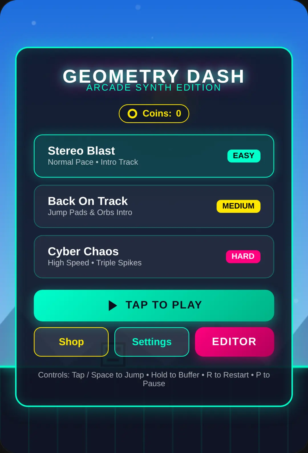Geometry Dash Arcade BETA version cover