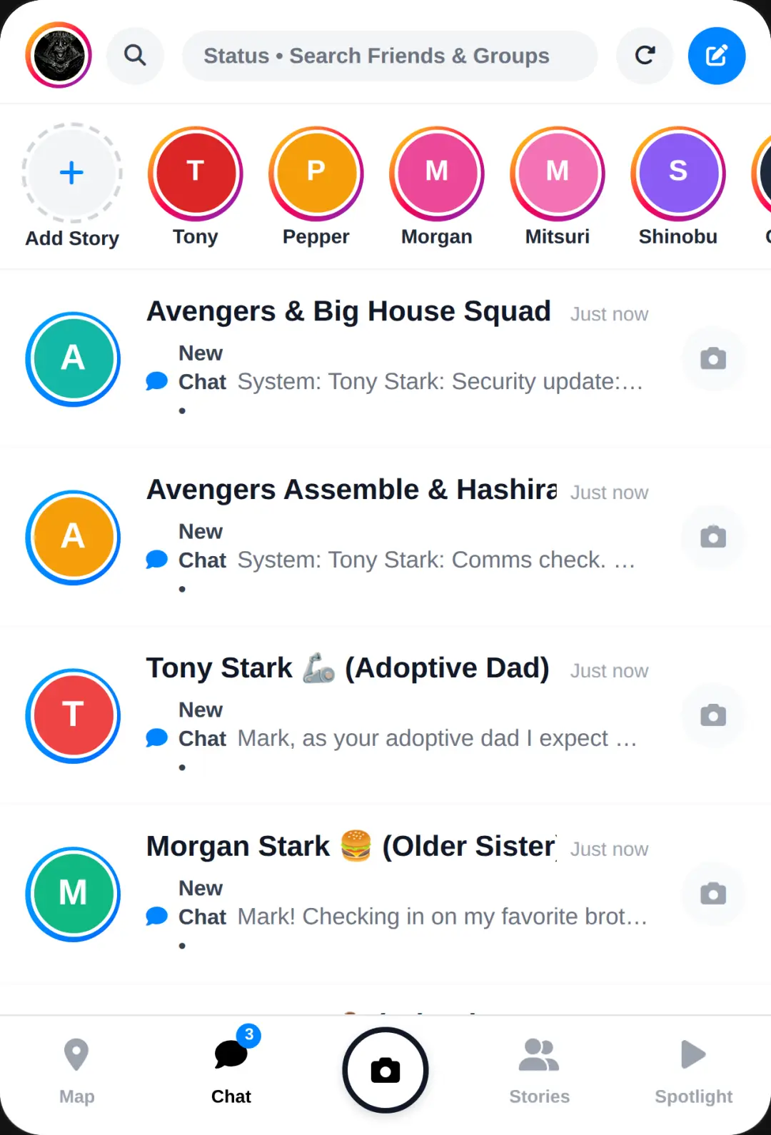 Status cover