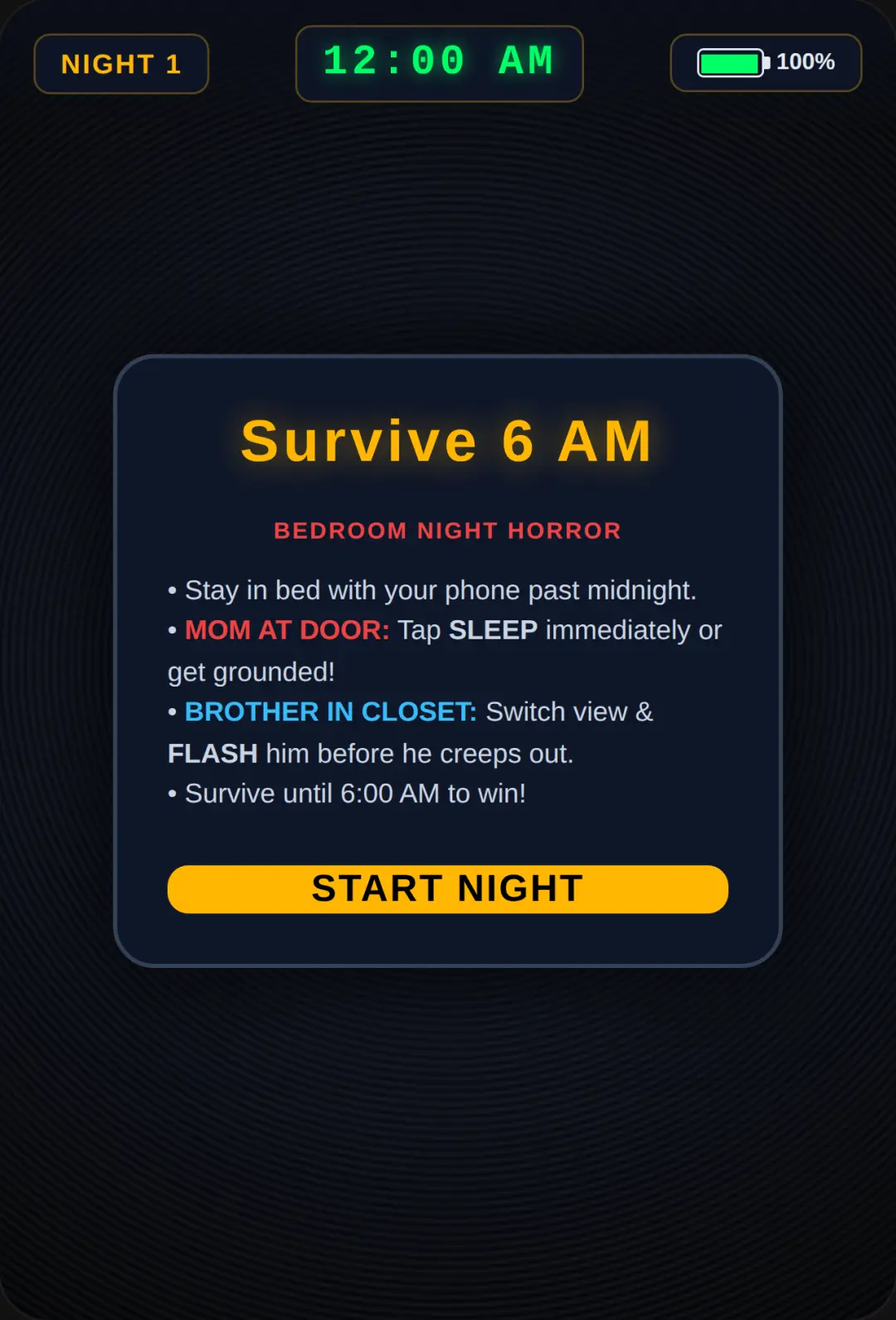 Five Nights in bed cover