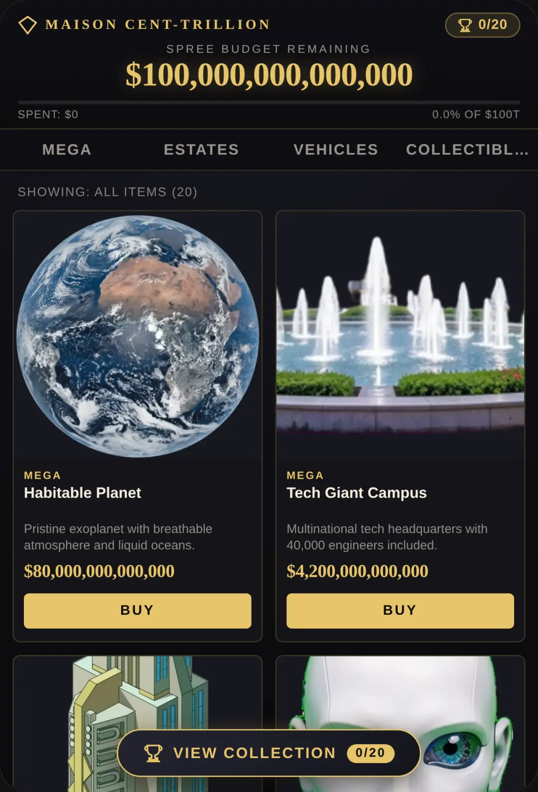 MAISON CENT-TRILLION — $100 Trillion Shopping Spree cover