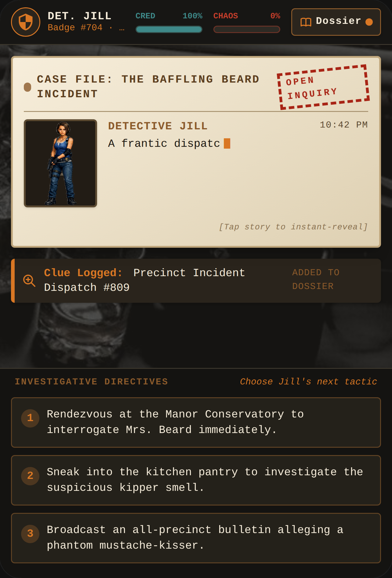 Detective Jill: The Baffling Beard Incident cover