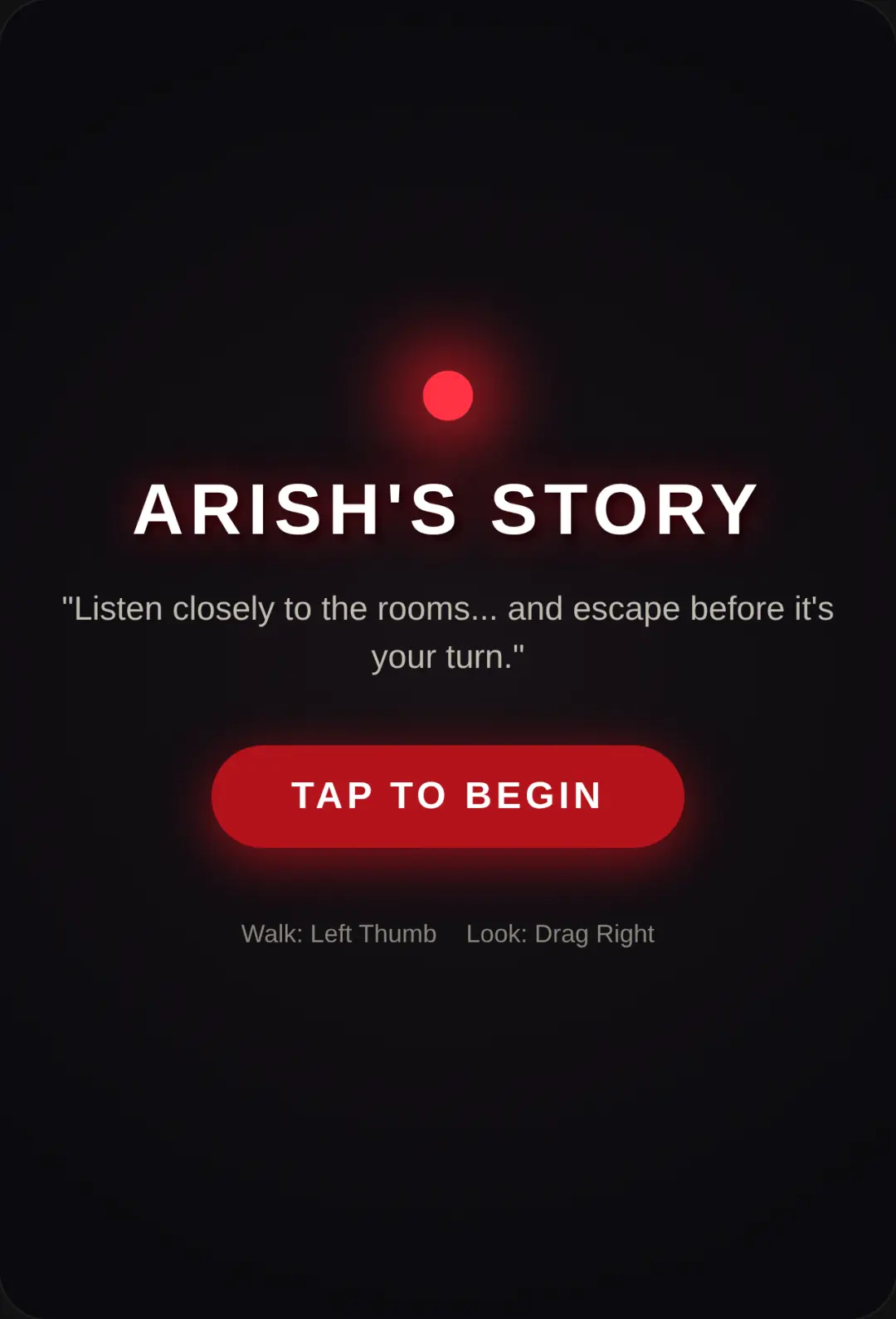 Arish's Story - Horror First-Person Walk cover