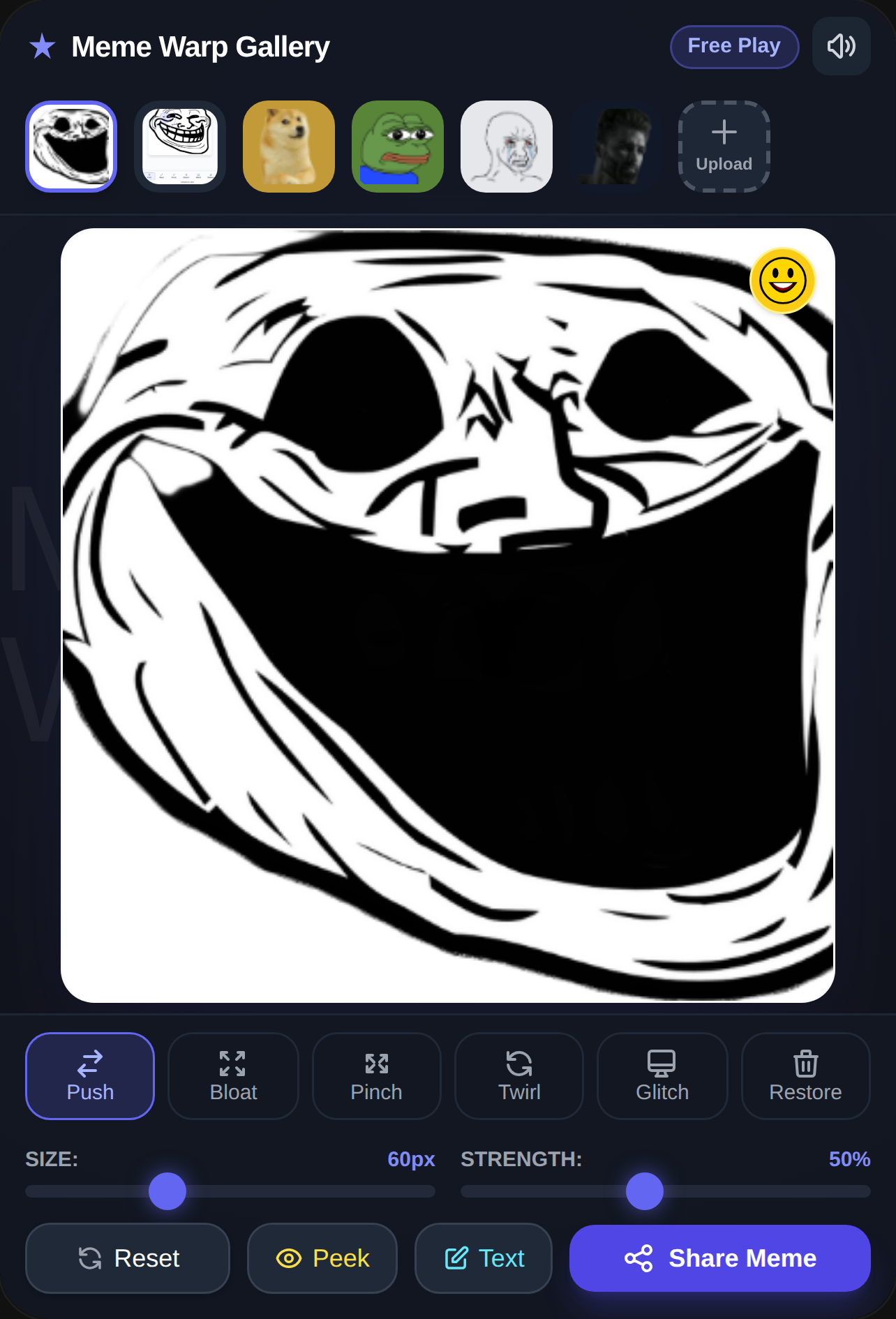 Meme Warp Gallery - Free Fun cover