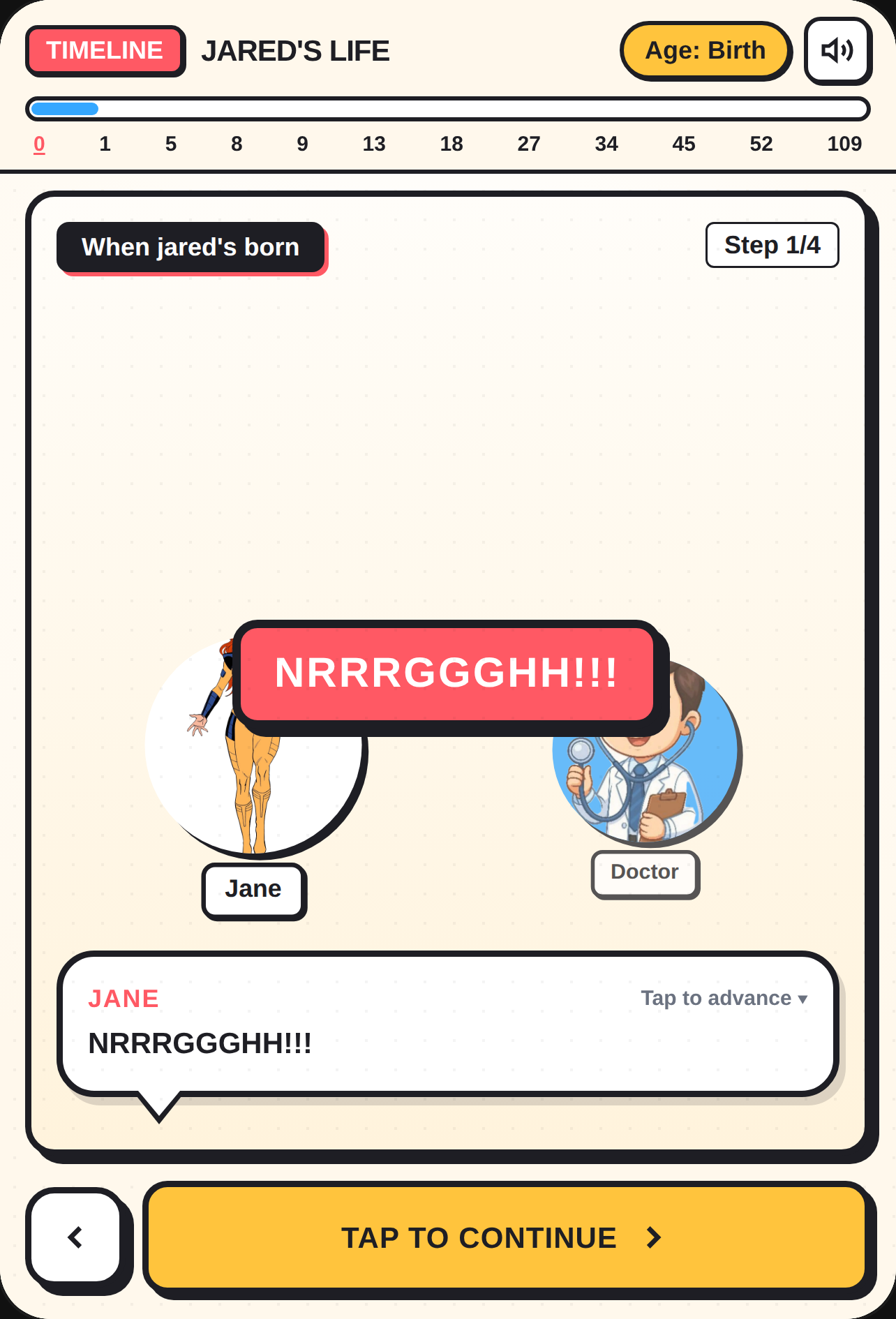 Jared's Timeline (Interactive) cover