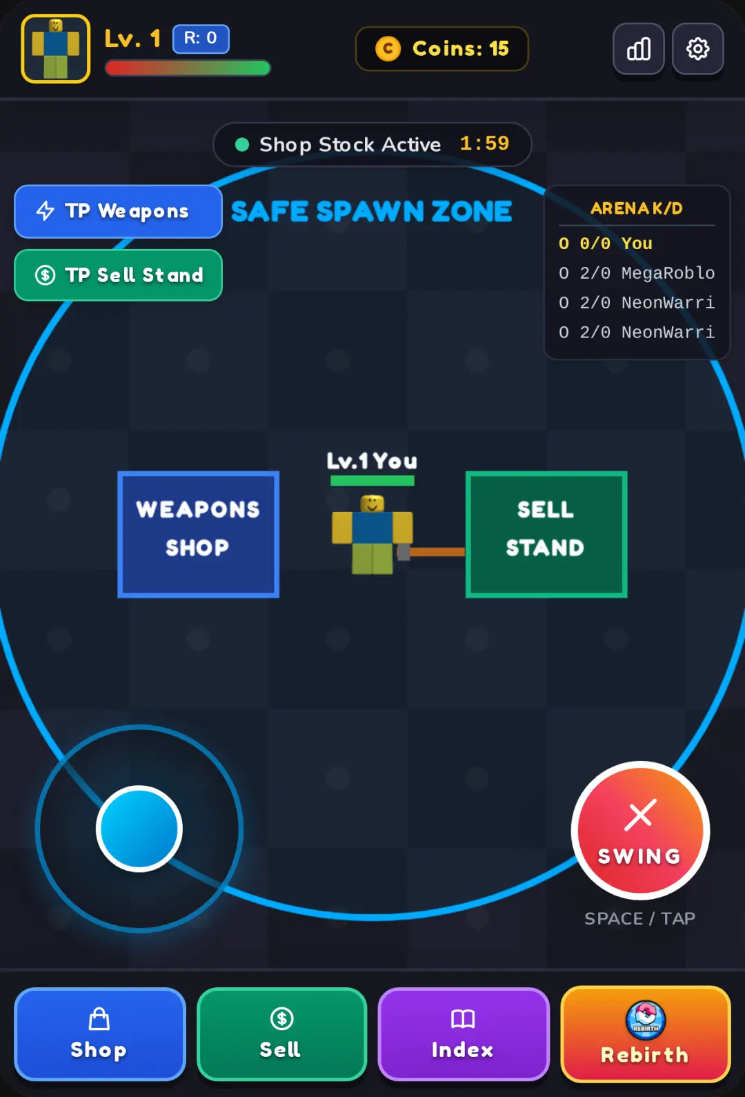 Roblox Noob Arena: Fighting Bots cover