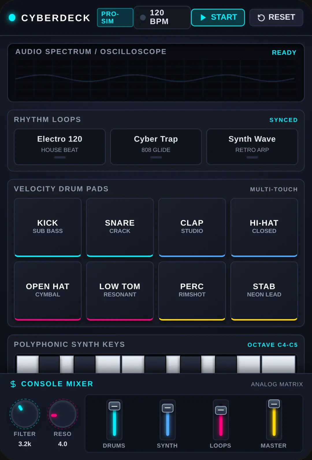 Cyber Studio Sound Simulator cover