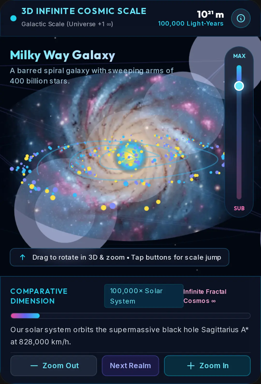 Cosmic Scales: Infinite Universe cover