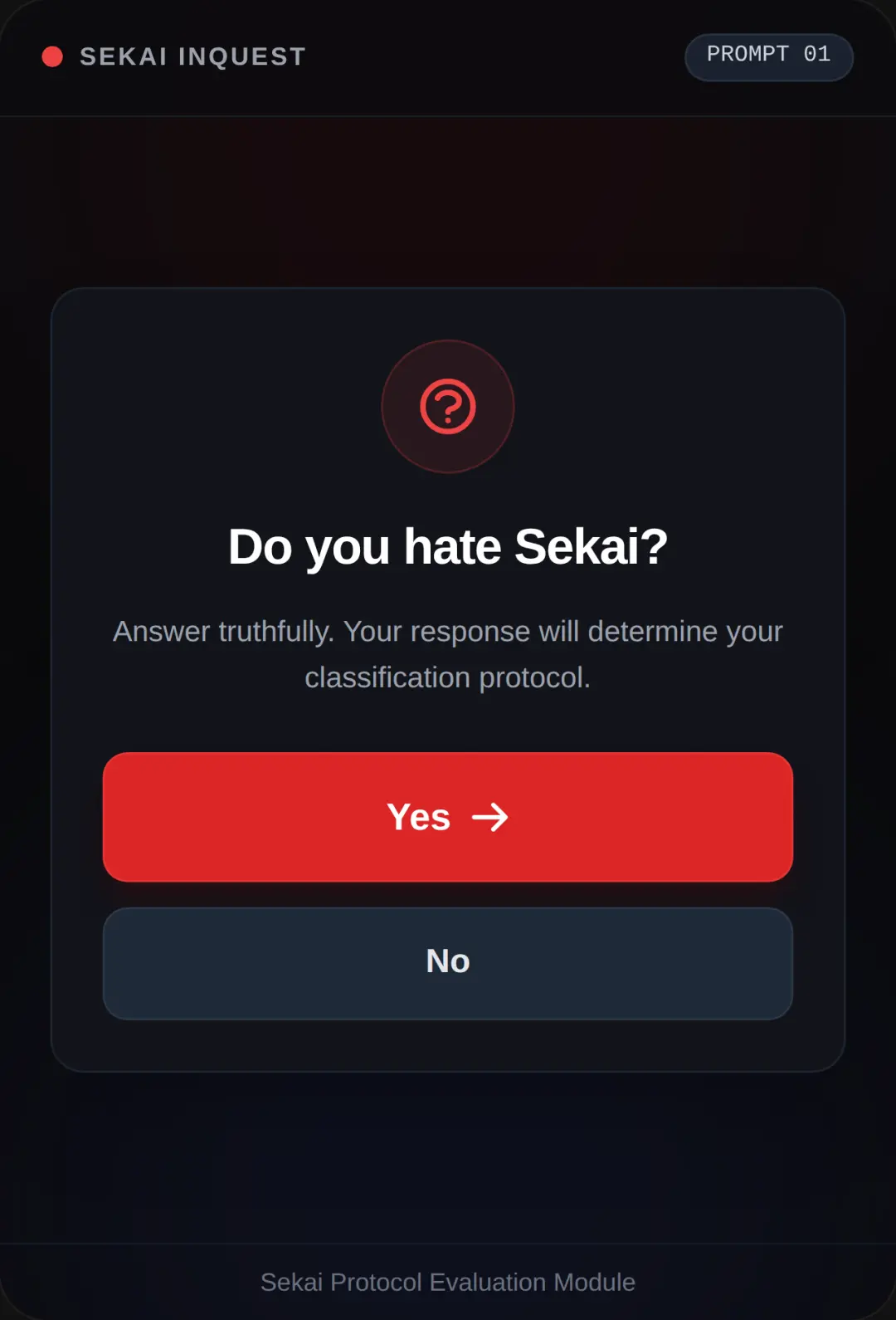 Do you hate Sekai? cover