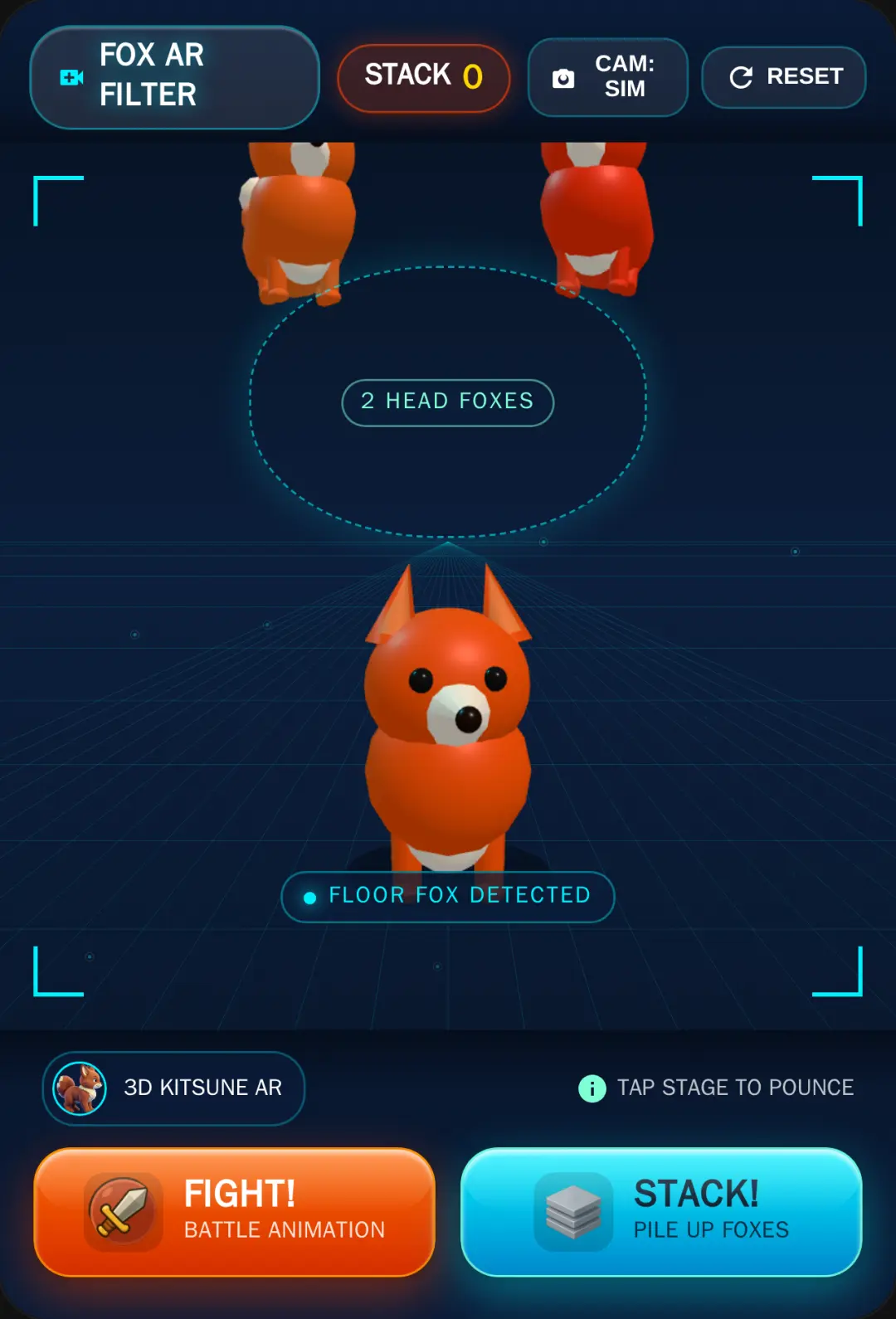 Fox Fight AR Camera cover