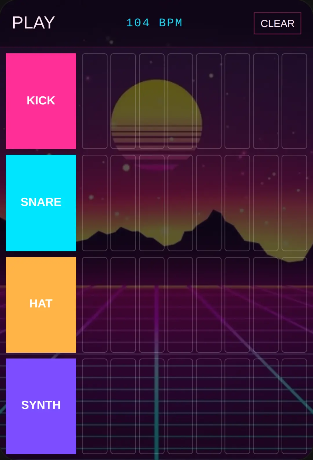 Neon Synth Pad cover