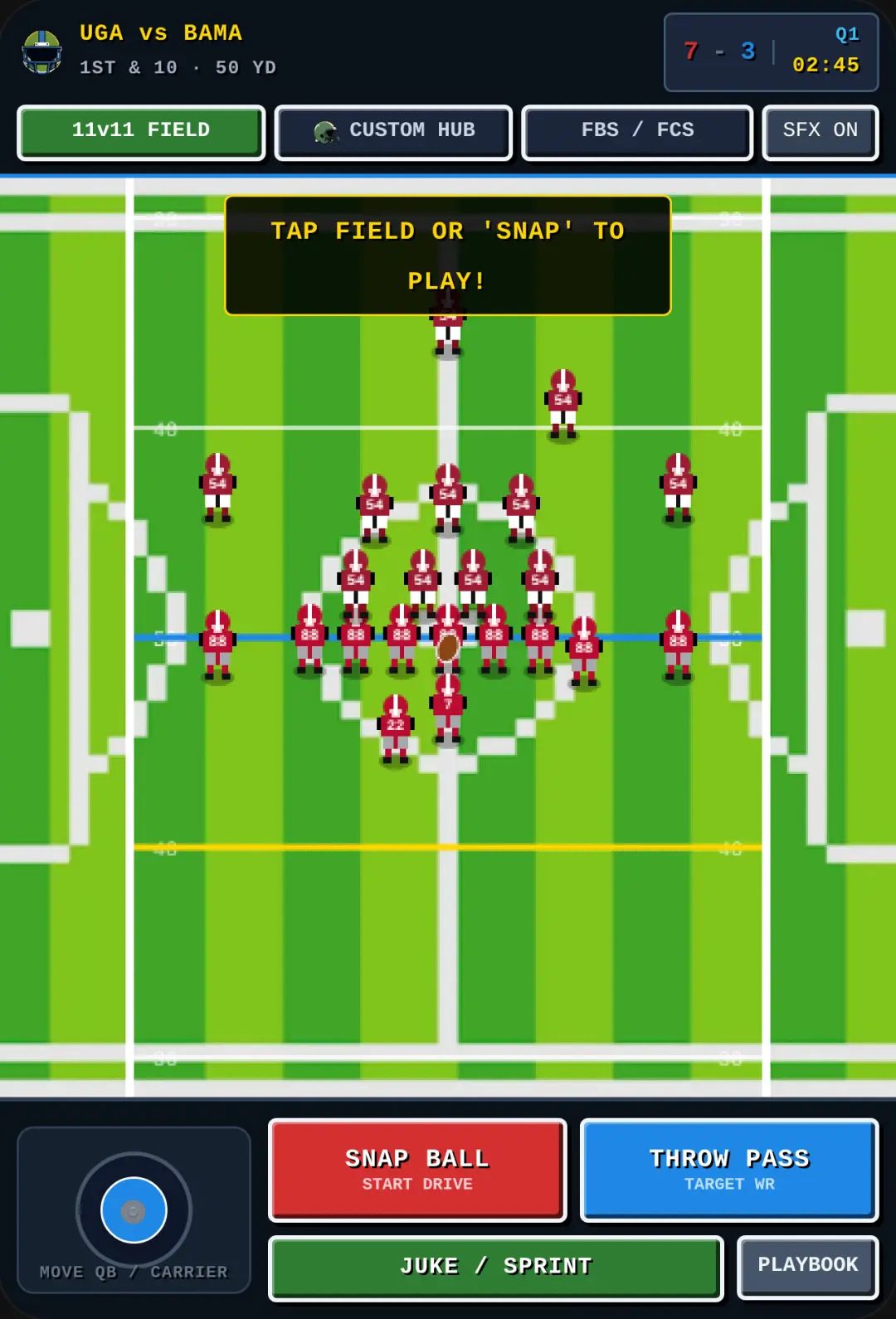 NCAA 16-Bit Retro Football cover