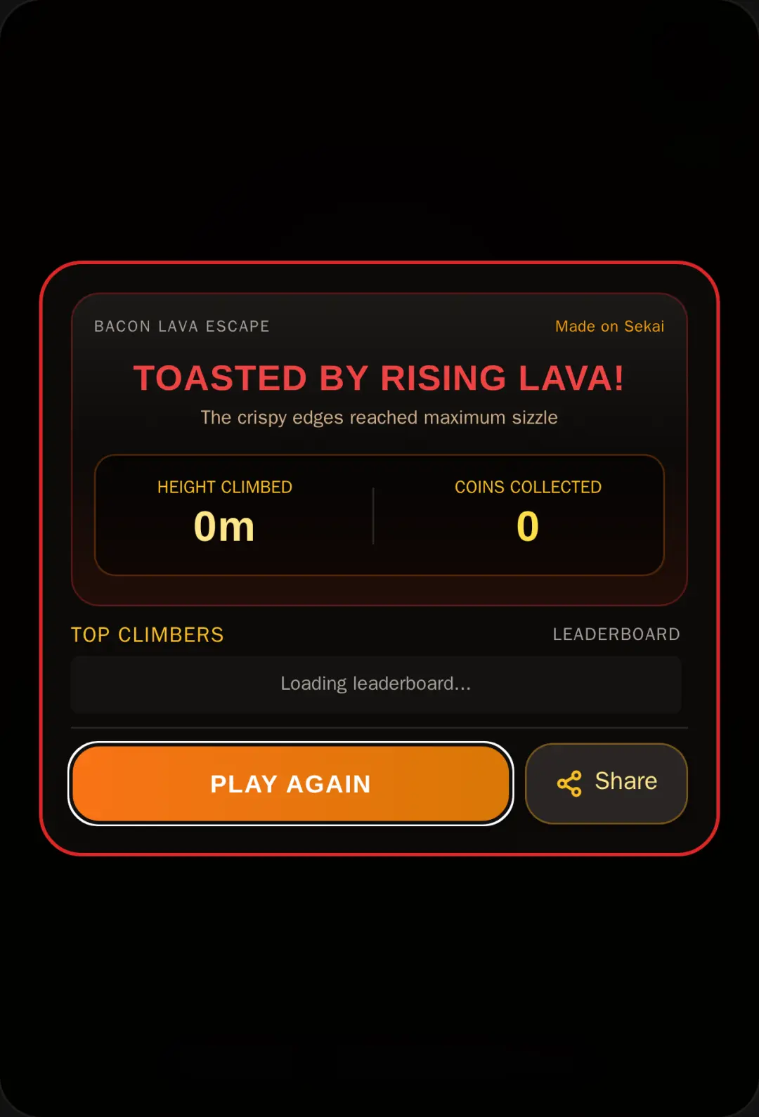 Helping the bacon lava escape cover