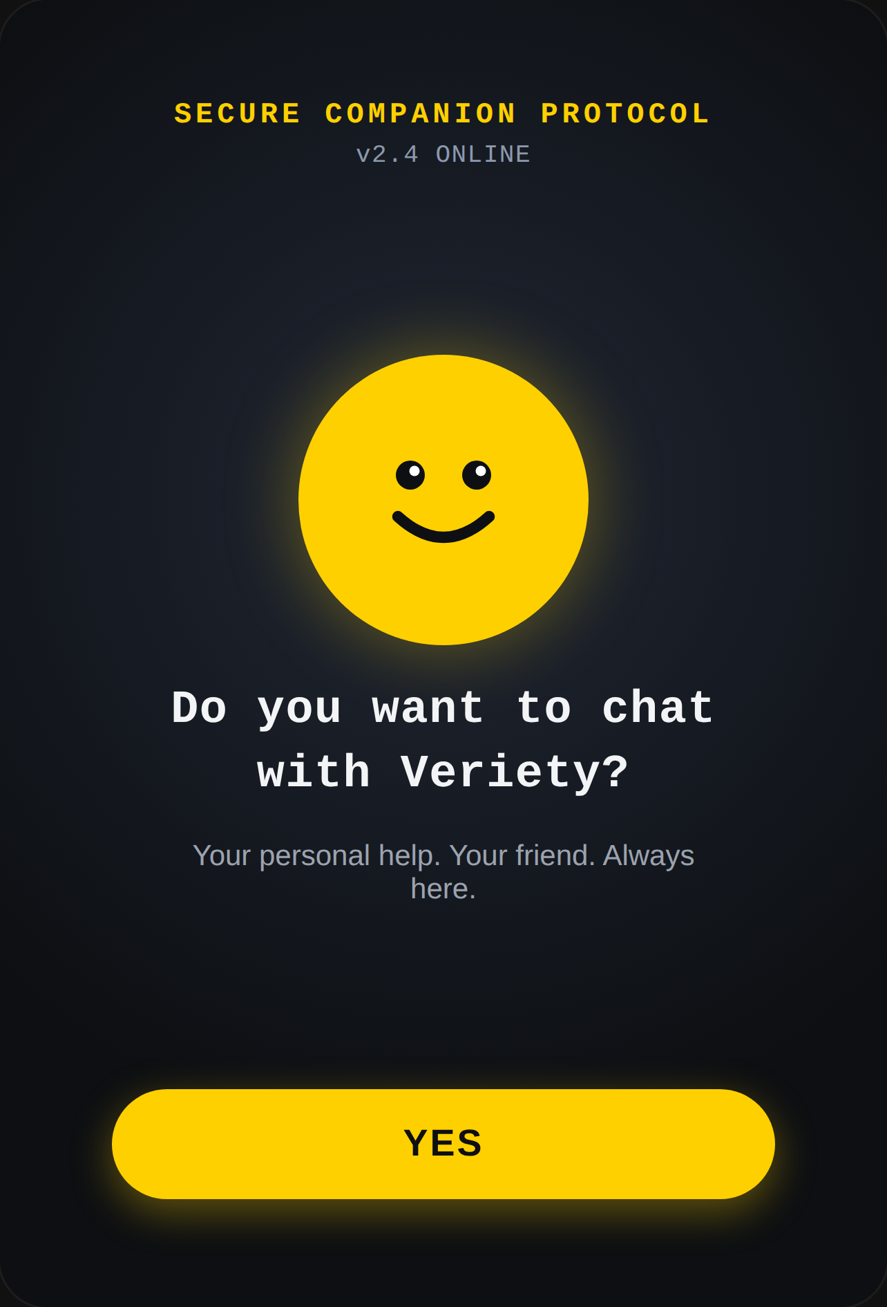Chat with Veriety cover
