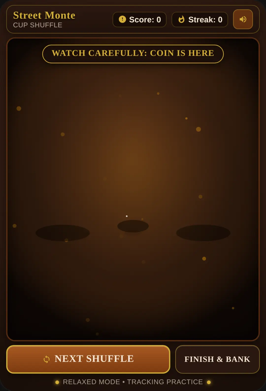 Street Monte: Classic Cup Shuffle cover
