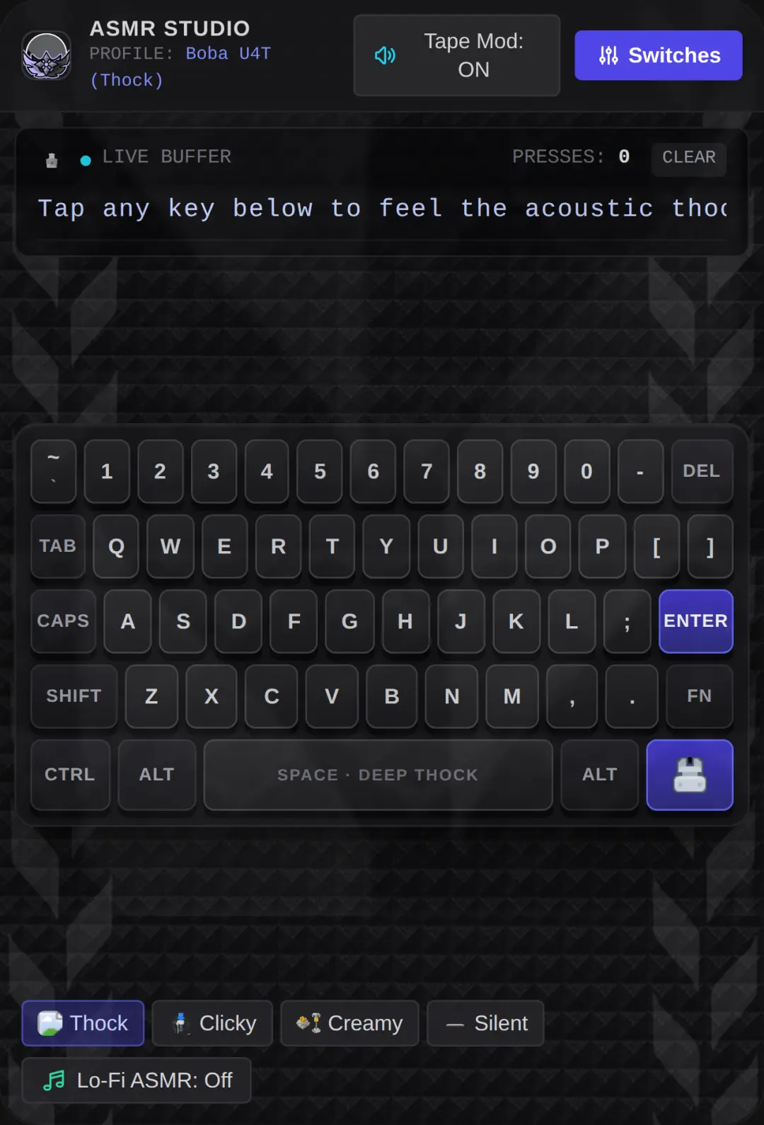 ASMR Keyboard Studio cover