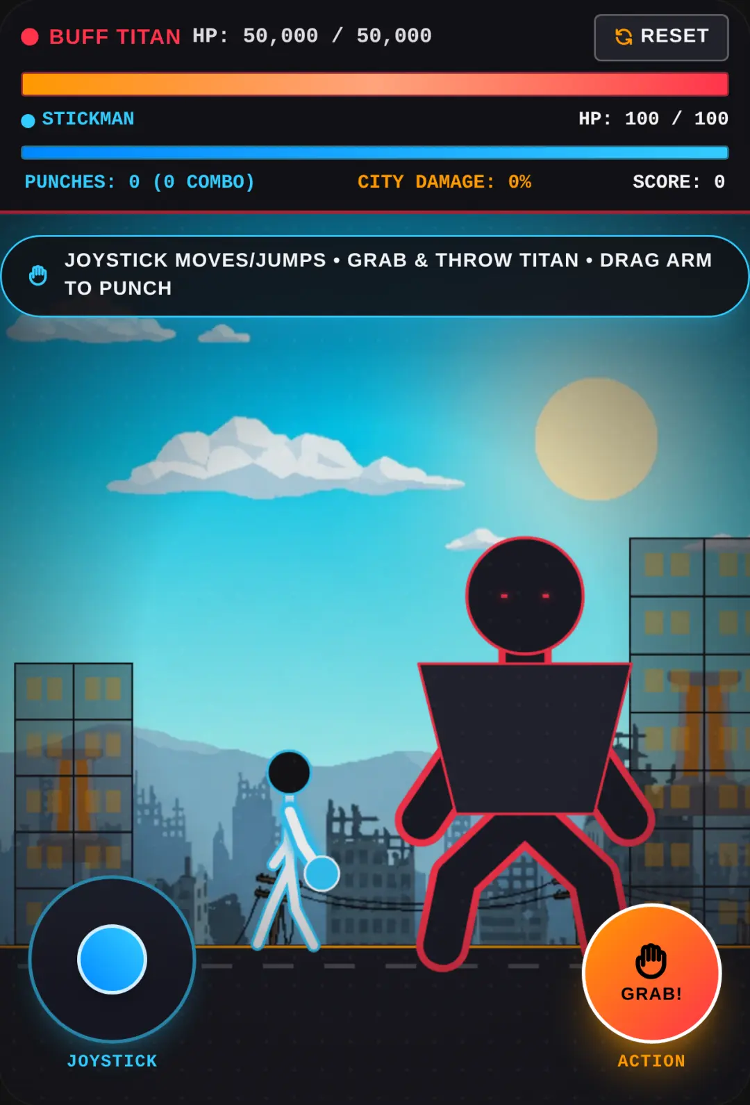Stickman Titan Pummel & Throw cover