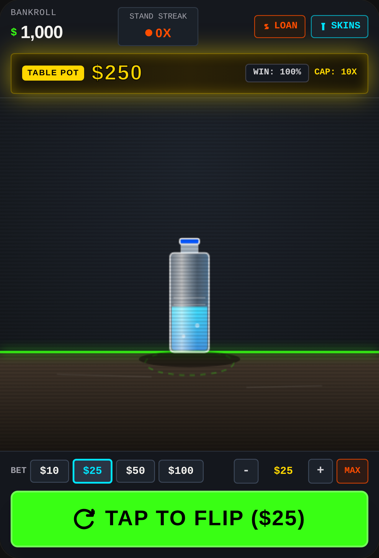 HUSTLE FLIP · High Stakes Bottle Gamble cover