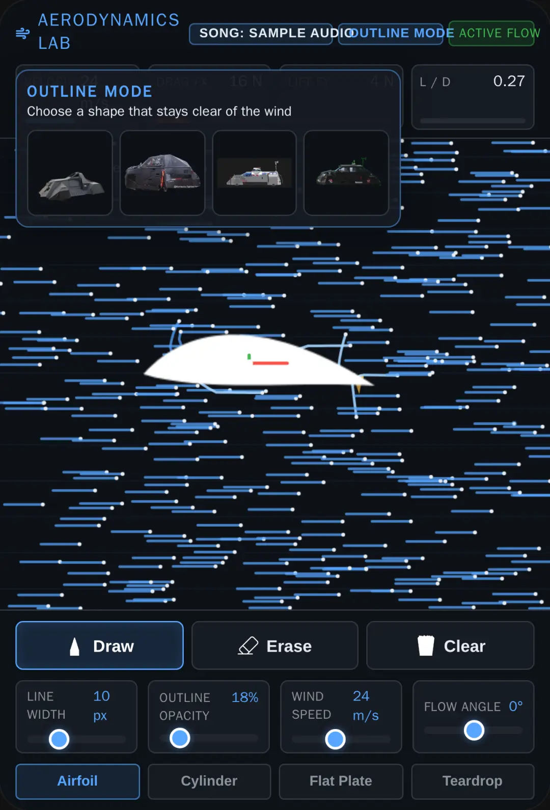 Aerodynamics Wind Tunnel Sandbox cover