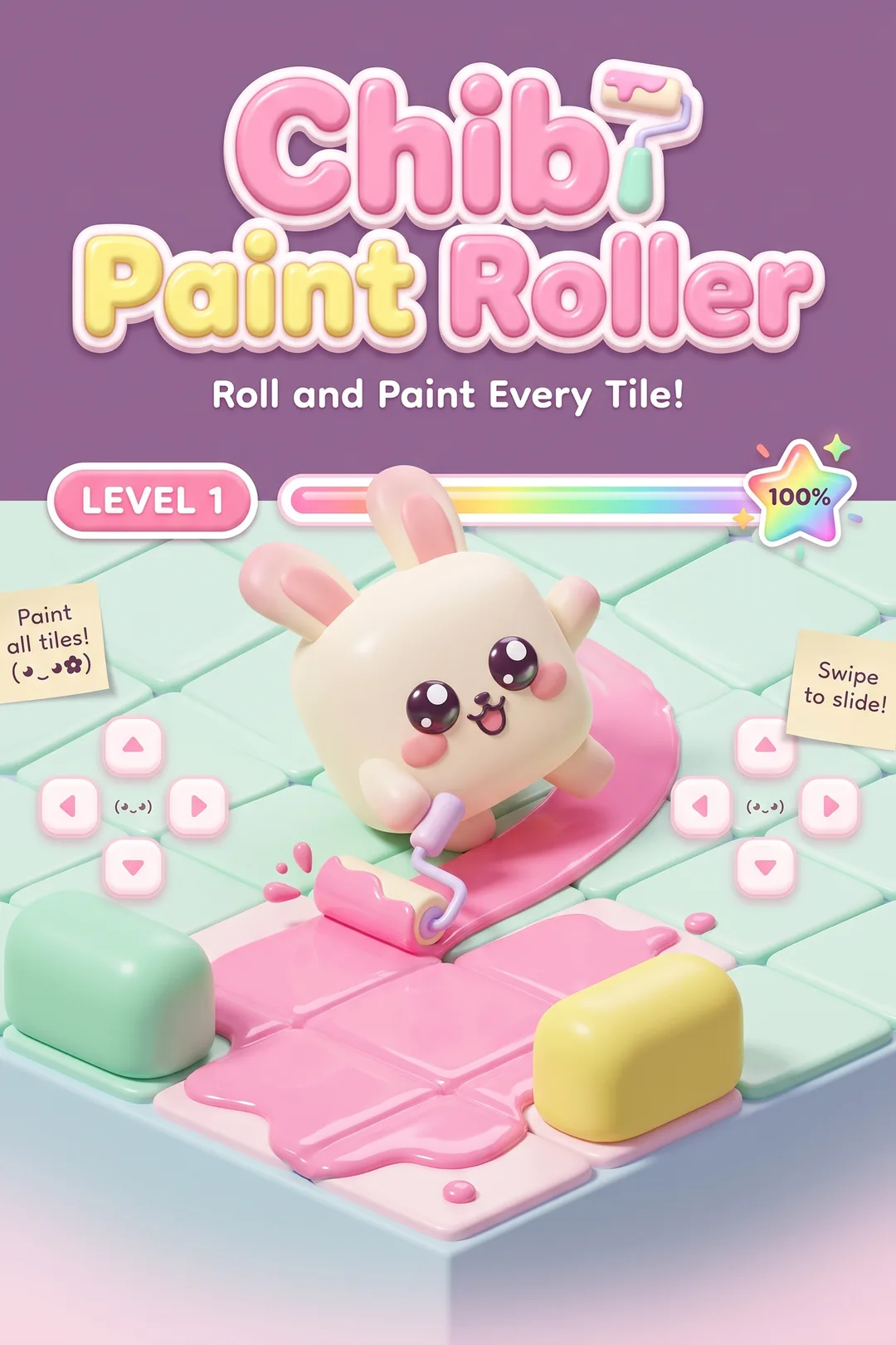 Chibi Paint Roller